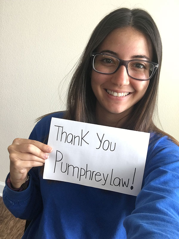 Michelle Bizet 2017 Fall Pumphrey Law Scholarship Award Winner