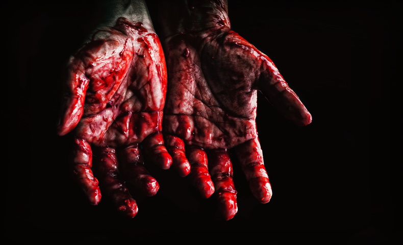 bloody hands murder